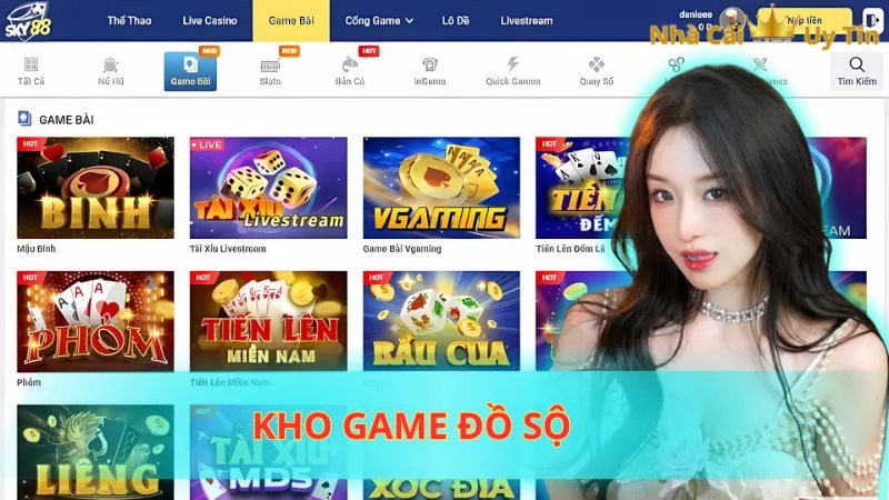 Kho game đồ sộ 